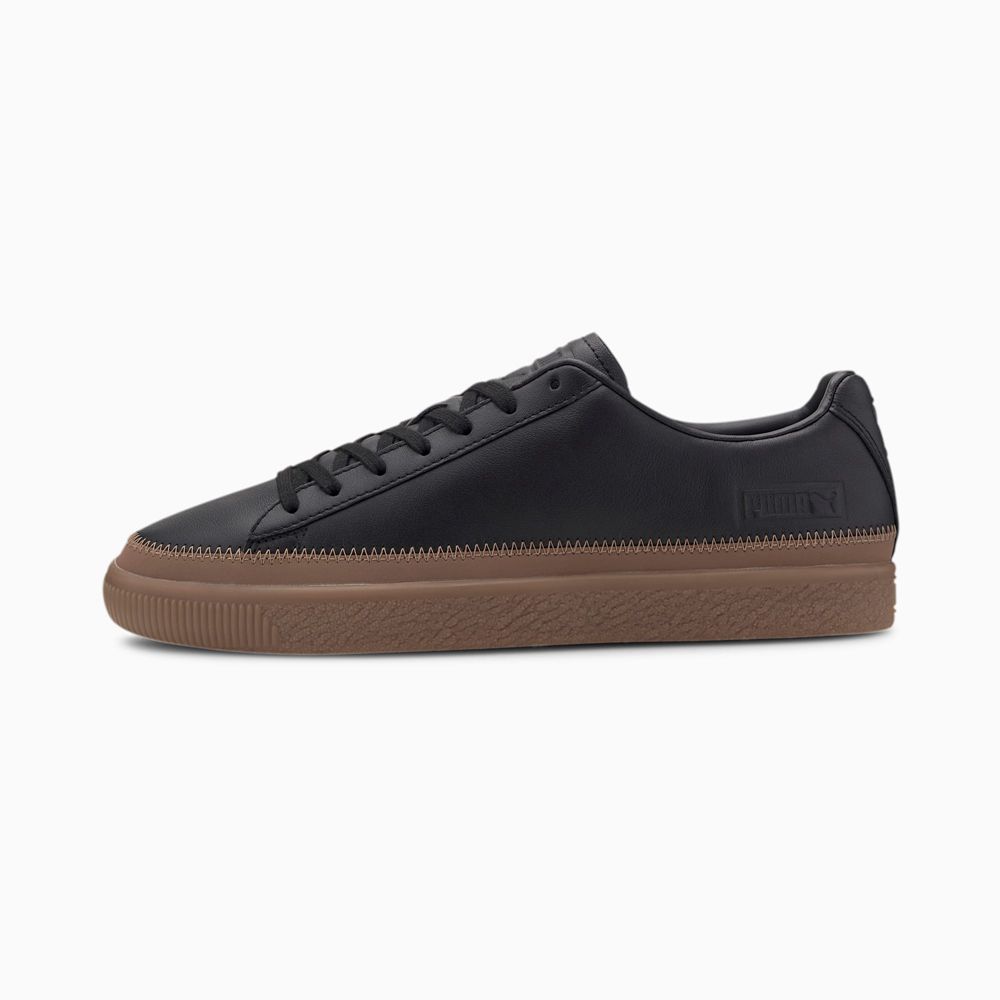 Puma Basket Trim PRM Férfi Sportcipő - Fekete ( Hungary - HDZVK6490 )